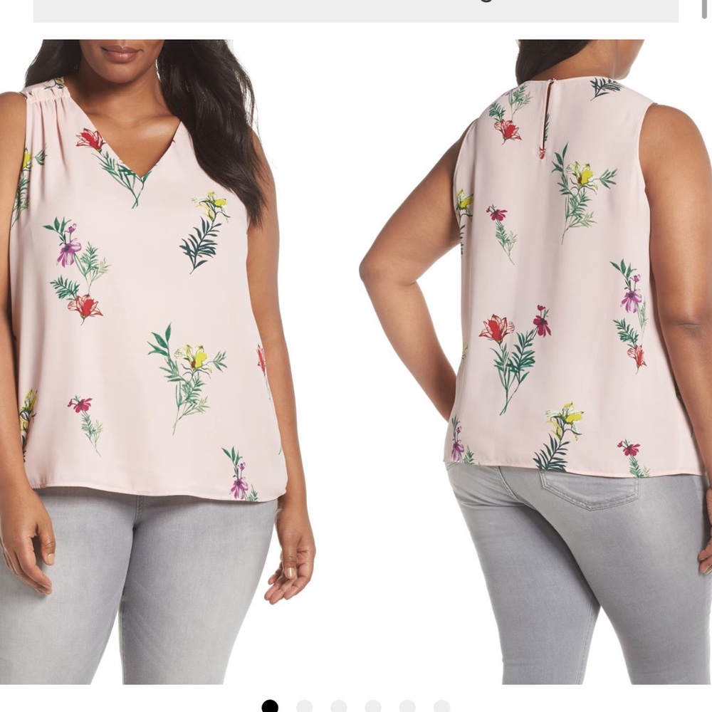NWOT… NEVER WORN! Tropical shell top